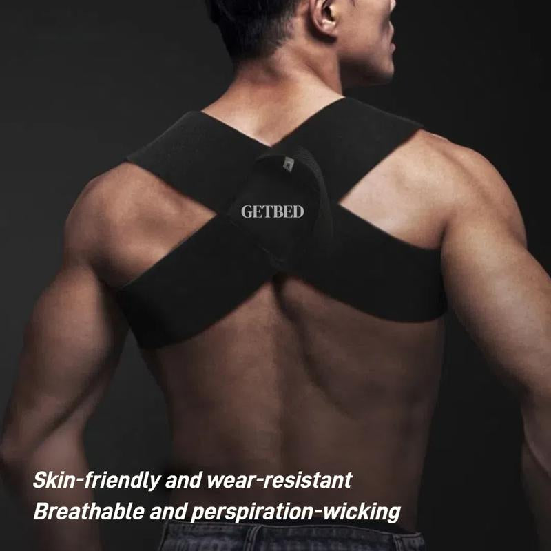 GETBED Fitness Heavy Shoulder Straps, Bench Presses, Shoulder Support, Shoulder Training, Press Lifts, Chest Straight, Straight Back Correction, Open Shoulder Assist Straps, Heavy Shoulder Straightener Breathable Healthcare
