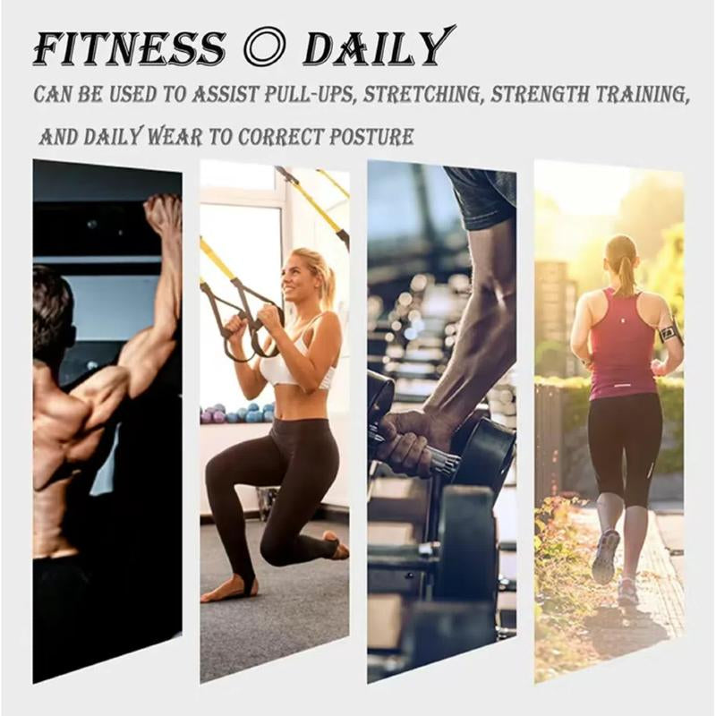 GETBED Fitness Heavy Shoulder Straps, Bench Presses, Shoulder Support, Shoulder Training, Press Lifts, Chest Straight, Straight Back Correction, Open Shoulder Assist Straps, Heavy Shoulder Straightener Breathable Healthcare